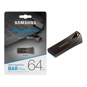 Real Capacity Bar Plus Usb 3.1 Flash Drive 32gb 64gb 128gb 256gb Usb Pen Drive Samsung Metal Usb Memory Stick for Samsung