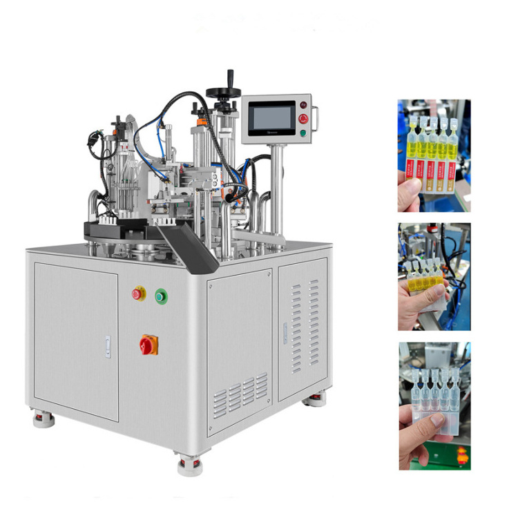 Secondary throwing tube connected tube filling sealing machine