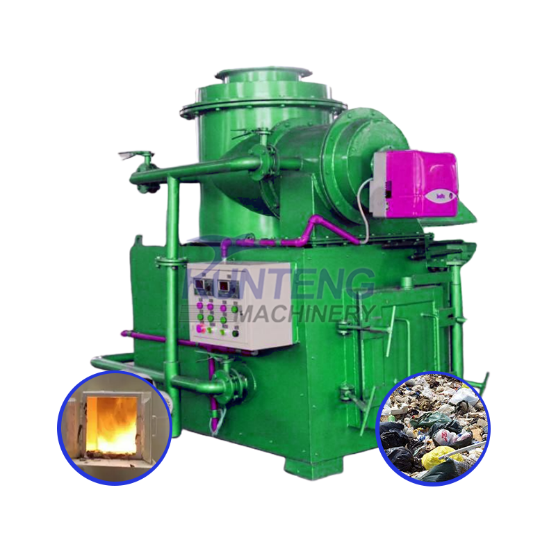 New electronic smokeless plastic garbage incinerators