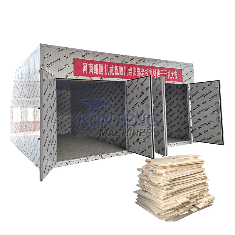 Modern industrial furniture wood timber plywood veneer chip drying dryer machine kiln drying oven equipment for dry wood price