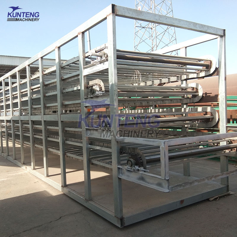 High capacity automatic conveyor belt drying machine ball bbq charcoal briquette dryer machine