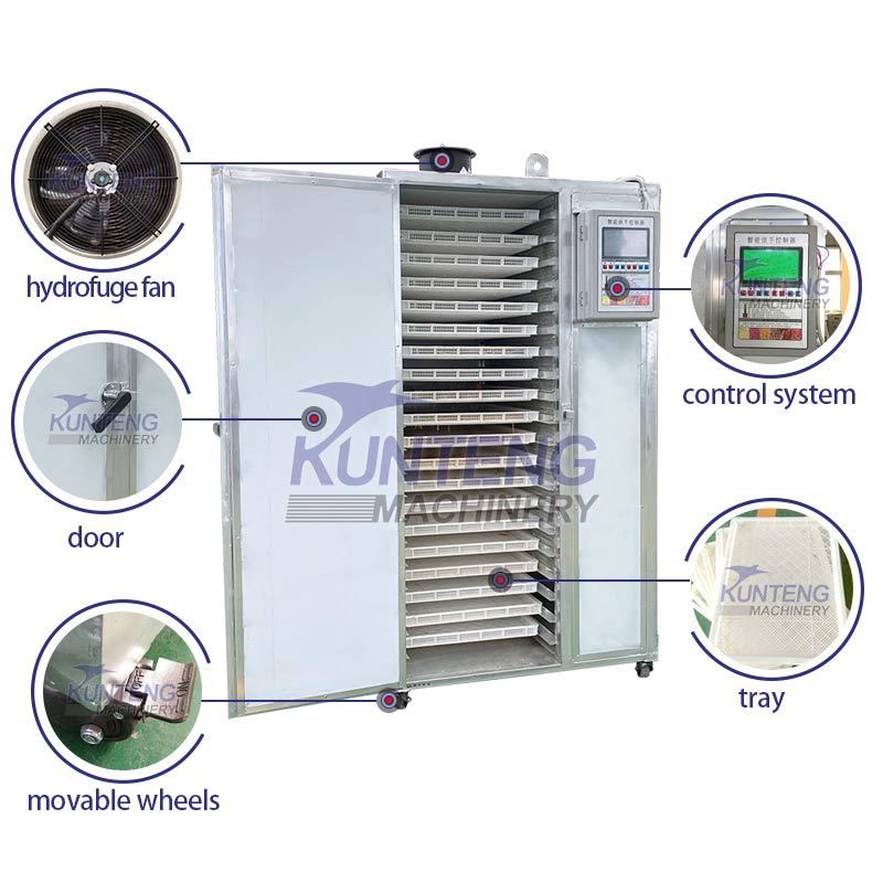 China Wholesale Coffee Beans Dryer Vegetable Fruit Food Dehydrator Industrial Fish Drying Machine Price