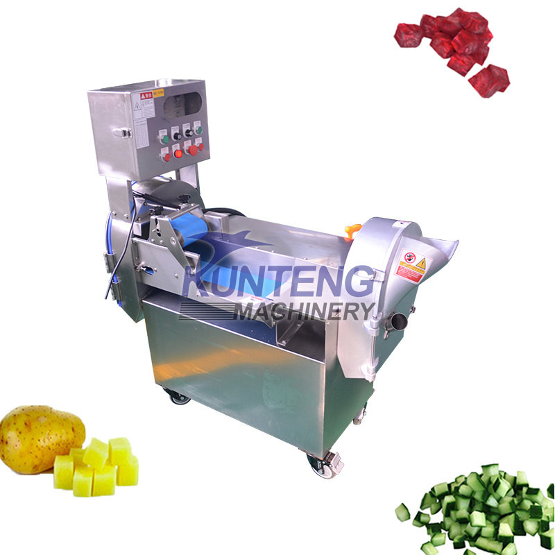 Commercial multipurpose food vegetable thin slicer chopper potato cutter grinder chips cutting fruit slicing machine