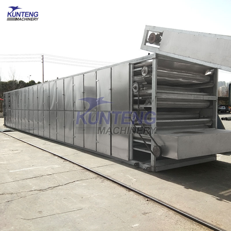 High capacity automatic conveyor belt drying machine ball bbq charcoal briquette dryer machine