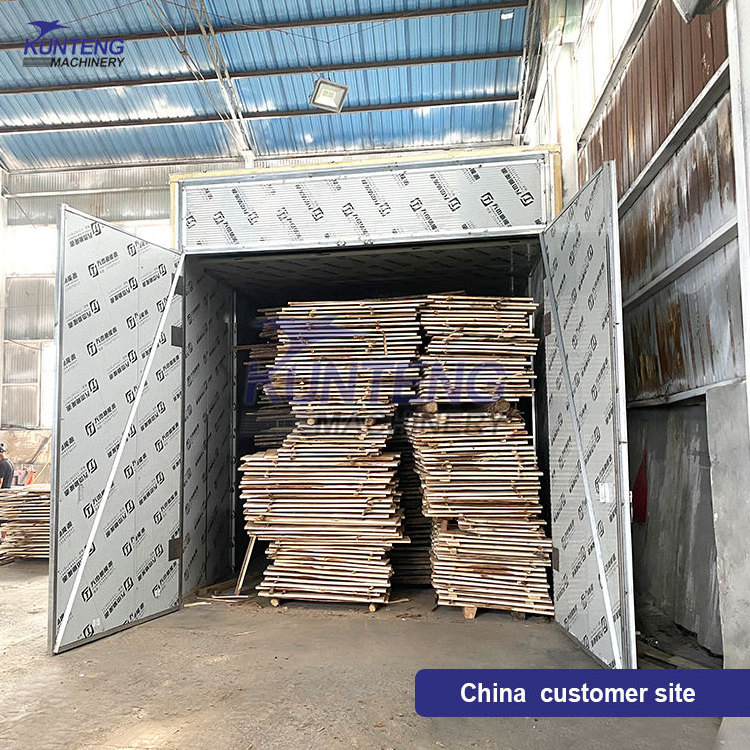 Modern industrial furniture wood timber plywood veneer chip drying dryer machine kiln drying oven equipment for dry wood price