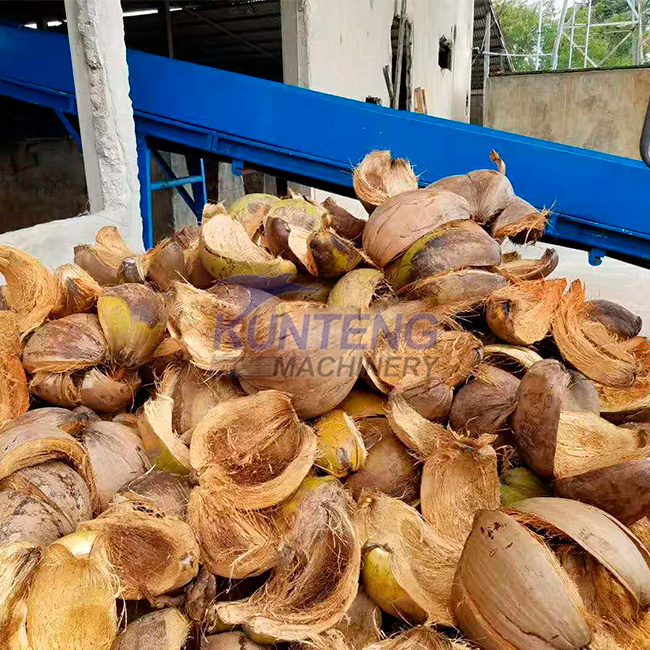 Factory Price Coconut Husk Coir Fiber Rope Coir Remover Making Machine