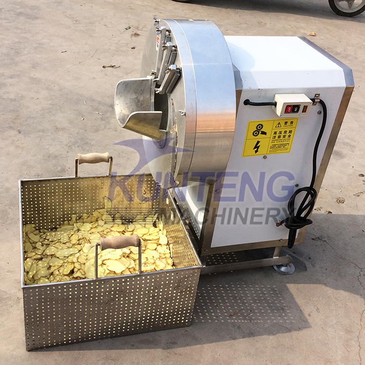 Commercial rapid onion cutter vegetable tomato cassava chips slicer ginger slicing machine fruits cutting machine