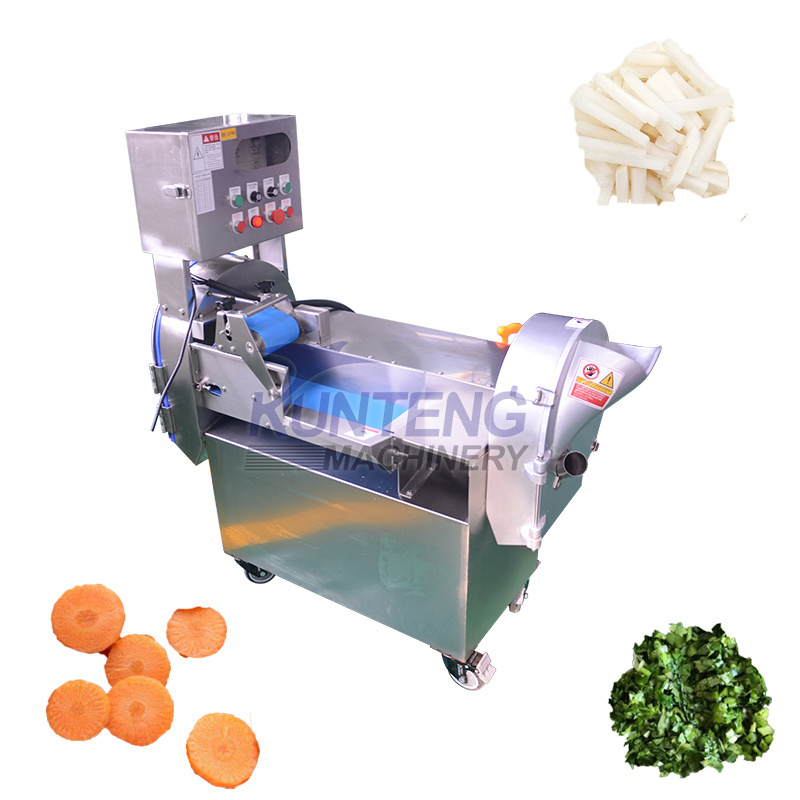 Electric vegetable cabbage onion cutter automatic long cut plantain slicer machine potato chipper carrot shredder