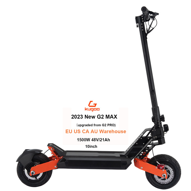 Dropshipping AU KUGOO 2024 NEW G2 MAX G2 PRO Sale Electric Scooter 10inch Adults 1500W Electric Scooter Wholesale