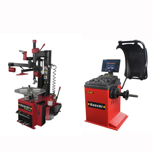 Factory price lu tire machine group wheel balancer and tire changer machine combo with CE