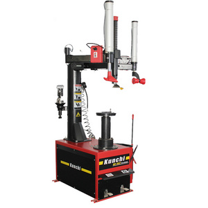 truck tire changer equipment and leverless tire changer