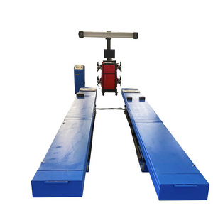 hot sales automatic  3D car four  wheel aligner machine and hydrauhic 5T scissor lifter combo