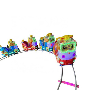 Amusement Park Ride Funfair Mini Kiddie Track Train Ride Small Train For Children Fast delivery customized mini train trackless