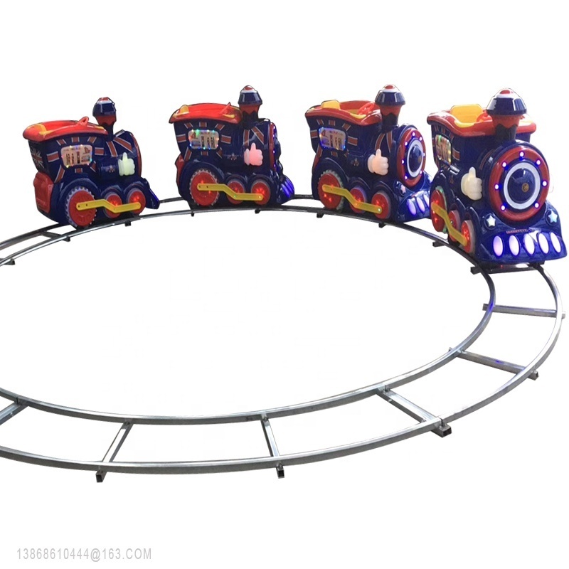 Amusement Park Ride Funfair Mini Kiddie Track Train Ride Small Train For Children Fast delivery customized mini train trackless