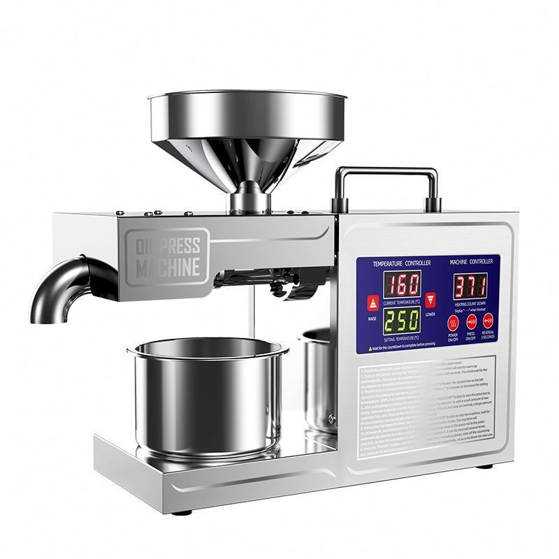 Mini Screw Oil Press Machine/ Peanut Oil Press Machine Soya Bean Sesame/ Oil Press With Oil Filter