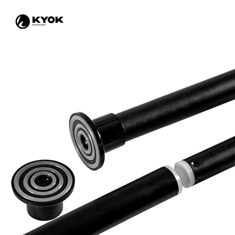 KYOK free standing stainless steel shower no drill curtain rod