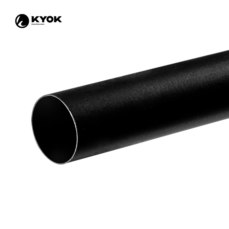 KYOK Supplier hot telescopic adjustable  black.shower curtain rods