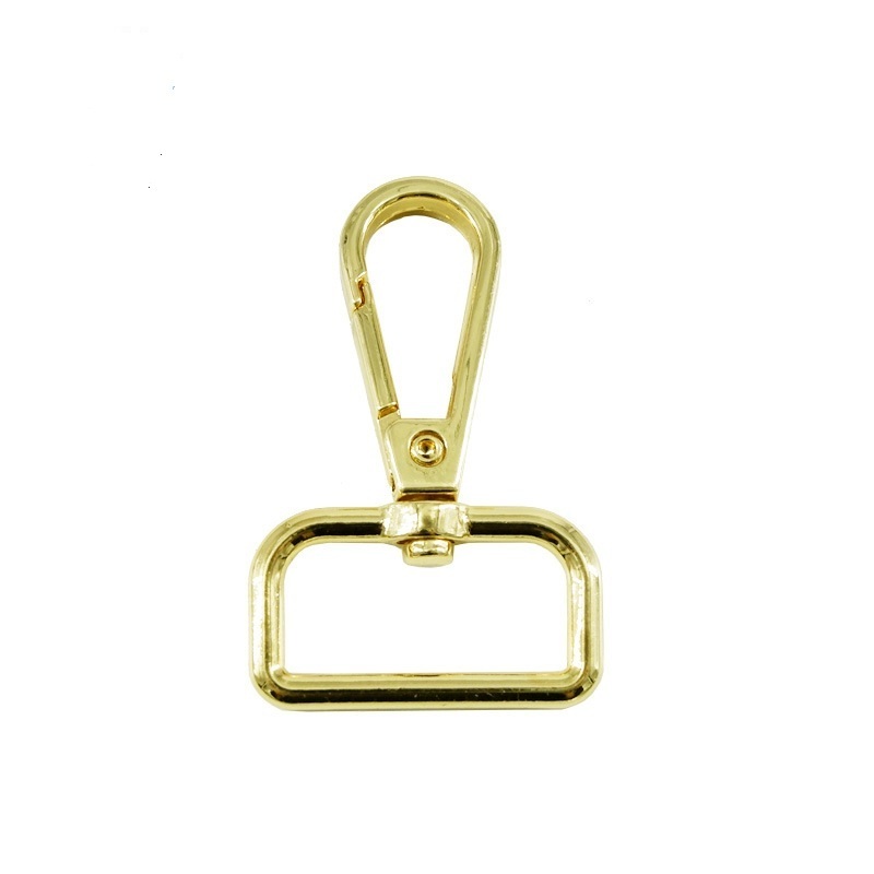 Metal Swivel Eye Snap Hook Trigger Clasps Clips for Leather Craft Bag Strap Belt Webbing Keychain Hooks