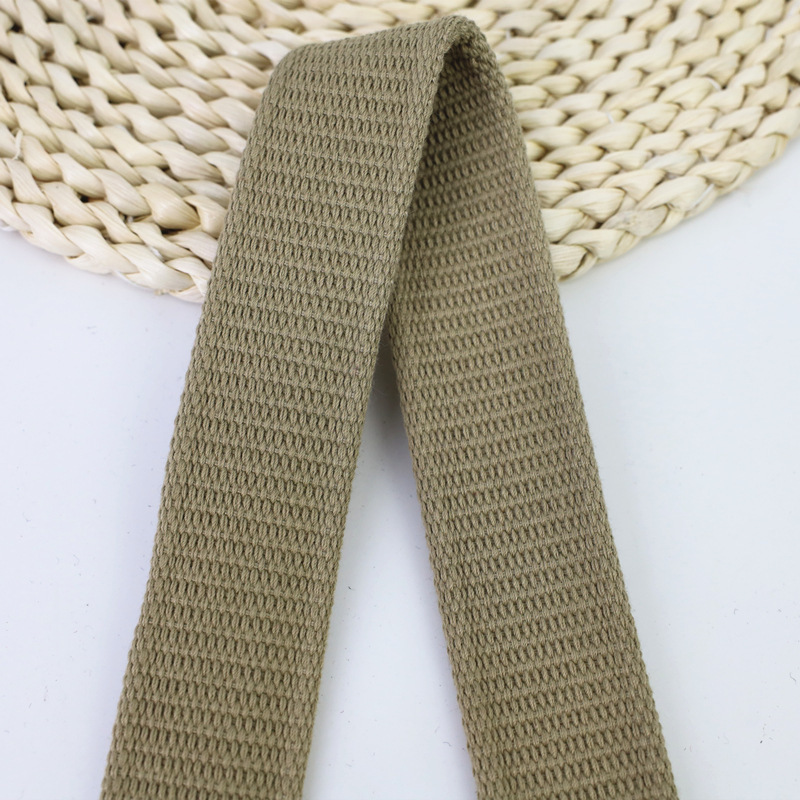 38mm Canvas Webbings Ribbon 2.5mm Thick Polyester Cotton Webbing Strap for Belt DIY Bag Garment Sewing Accessories and Dog Leash