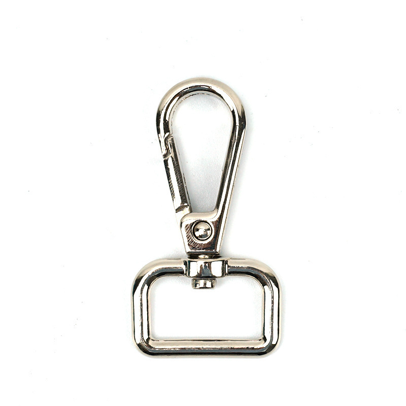 Metal Swivel Eye Snap Hook Trigger Clasps Clips for Leather Craft Bag Strap Belt Webbing Keychain Hooks