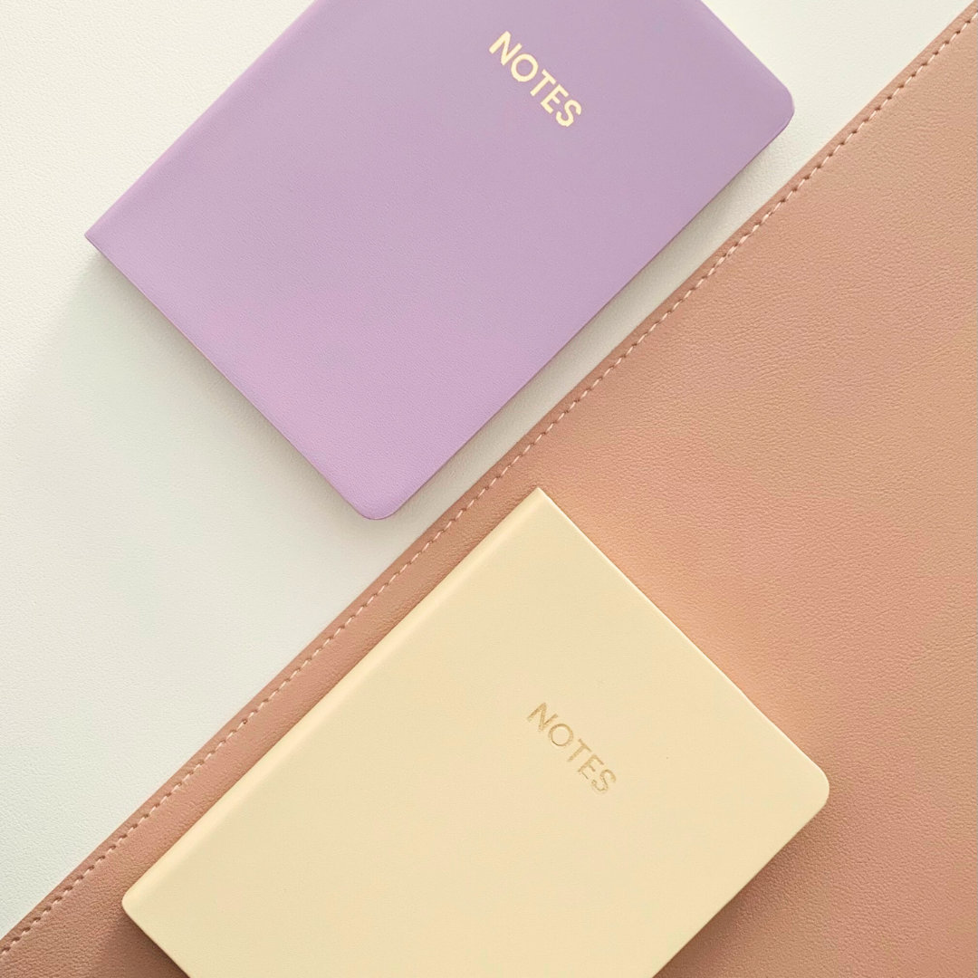 LABON Pastel Soft Pu Leather Cover Portable Diary Lined Paper Stationery A6 Aesthetic Journal Notebook