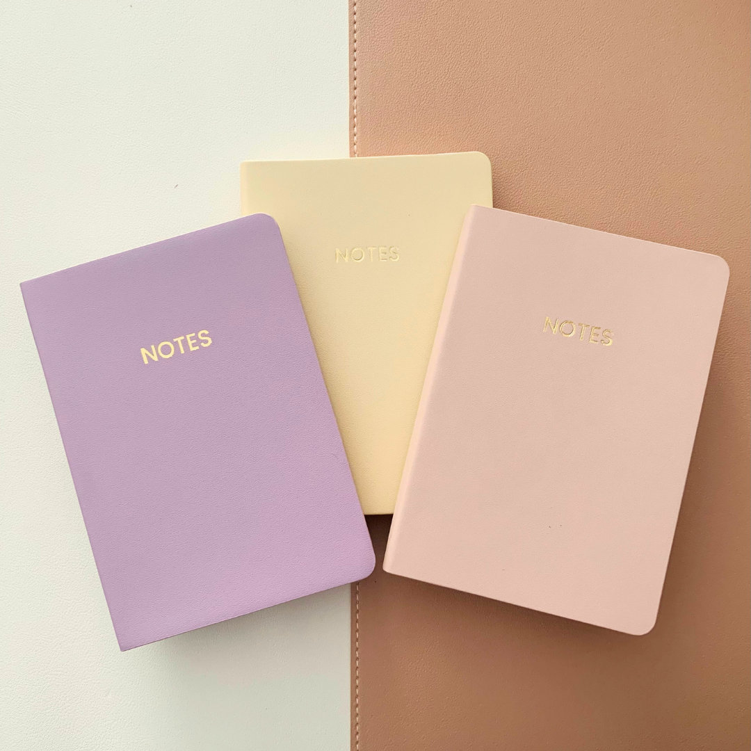 LABON Pastel Soft Pu Leather Cover Portable Diary Lined Paper Stationery A6 Aesthetic Journal Notebook