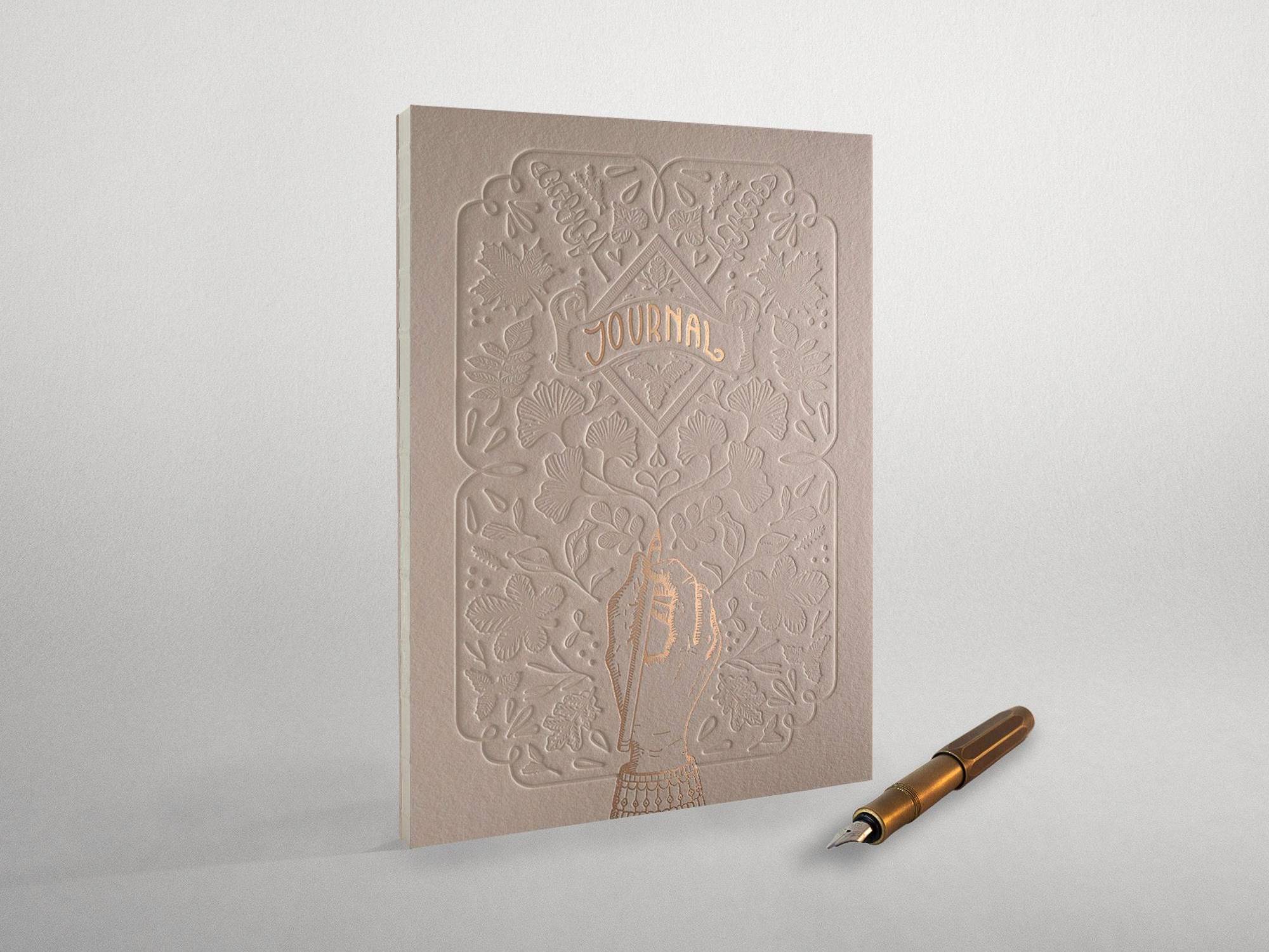 LABON Foil Stamping Embossed Custom Private Label Bujo Journals And Planners Supplies