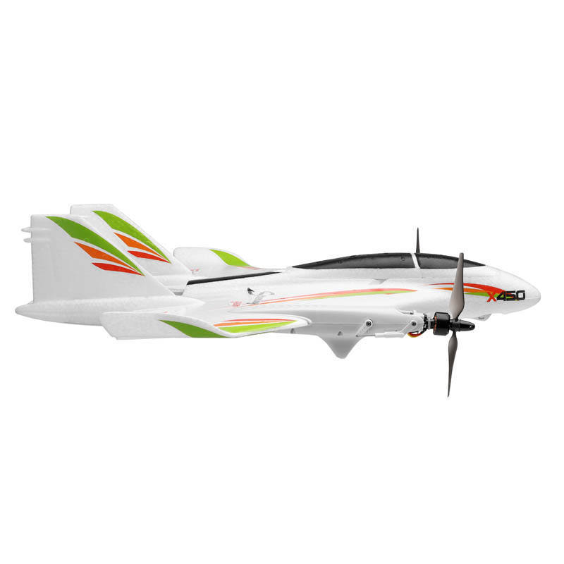 WL X450 6CH RC Stunt Airplane Model Brushless High Speed Glider 3D 6G MultiRotor Fighter