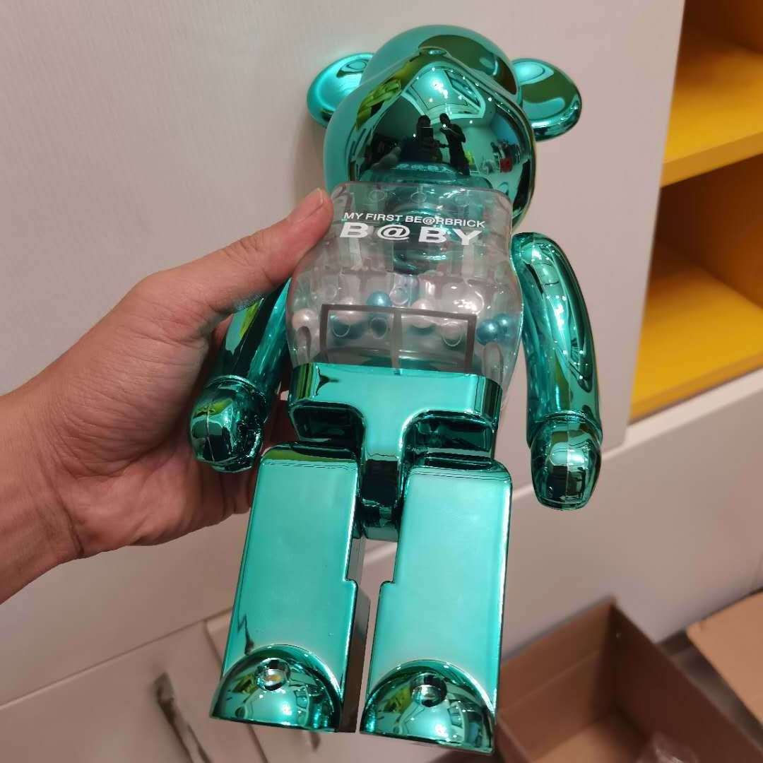 Bearbrick 400% Violent Building Blocks Bears, Empty Mountains Starry Sky, Qianqiu Handmade Fashion Toys