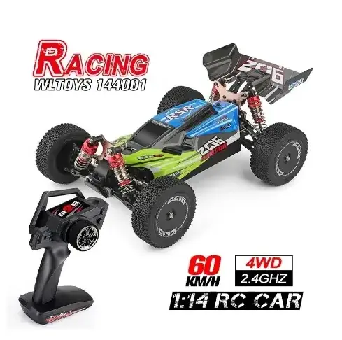 New Hot Wltoys 144001 RC Car 1/14 2.4G 4WD Racing RC Car 60 km/h Metal Chassis 4wd Electric Remote Control Toys for Children