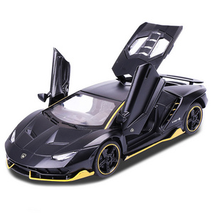 Hot selling Lambo sports car alloy car model ornaments for children and boys simulation toy car box packaging