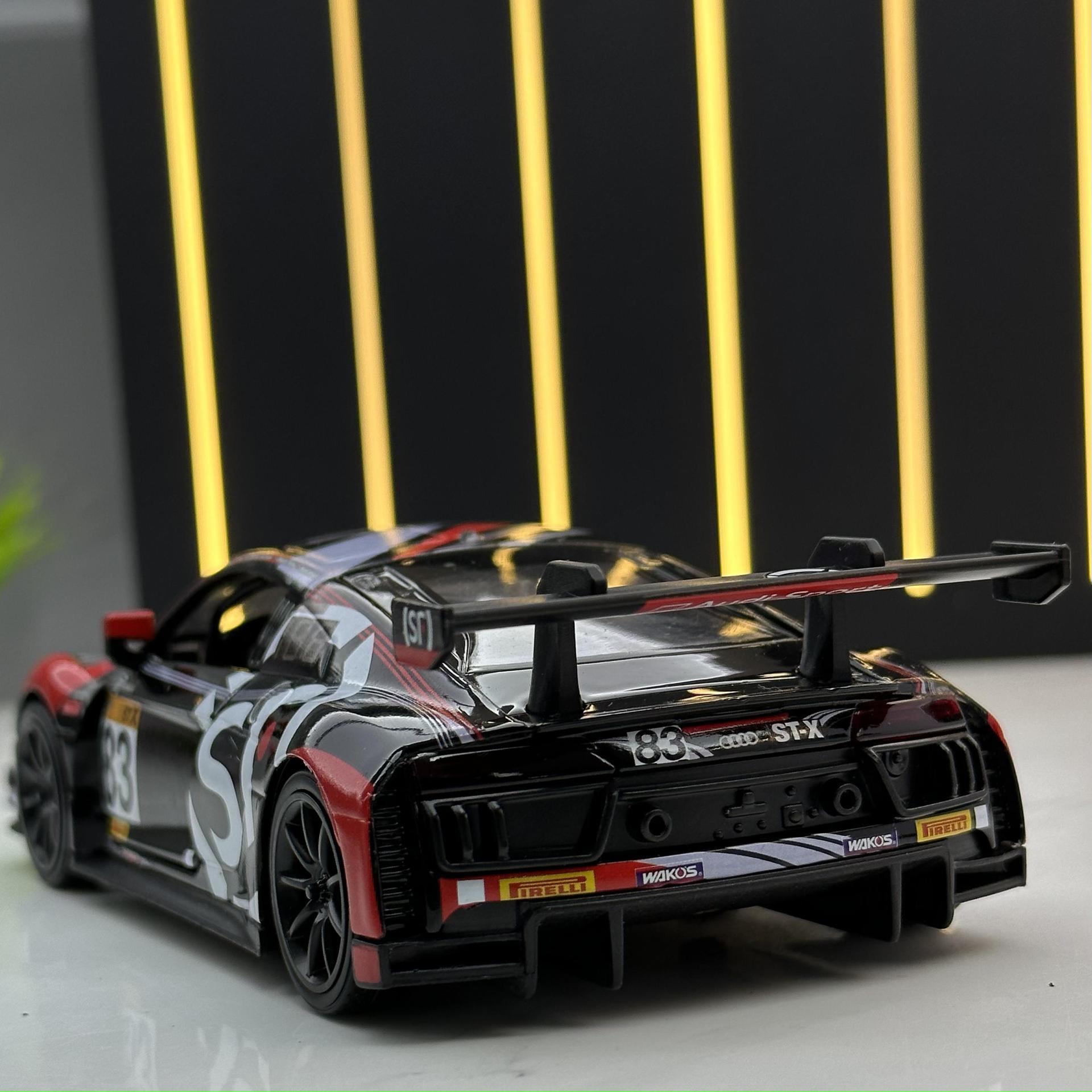 New 1:32 AUDI R8 CUP Racing Alloy Car Model Die-casting And Toy Car Model Miniature Model Sports Car Children's Toy