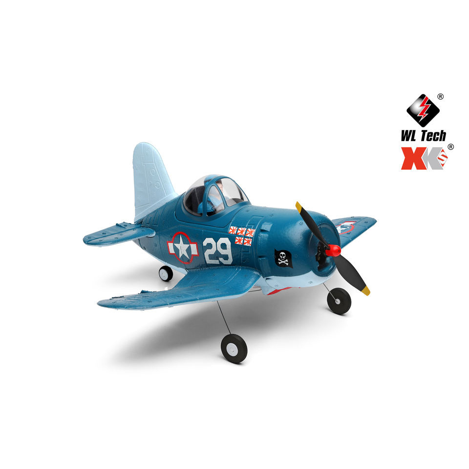 WL A500 Airplane 2.4G 4CH 3D 6G Gyro Fixed Wing Q Fighter F4U Aircraft EPP Roll RC Model Radio Control Hobby Foam Plane