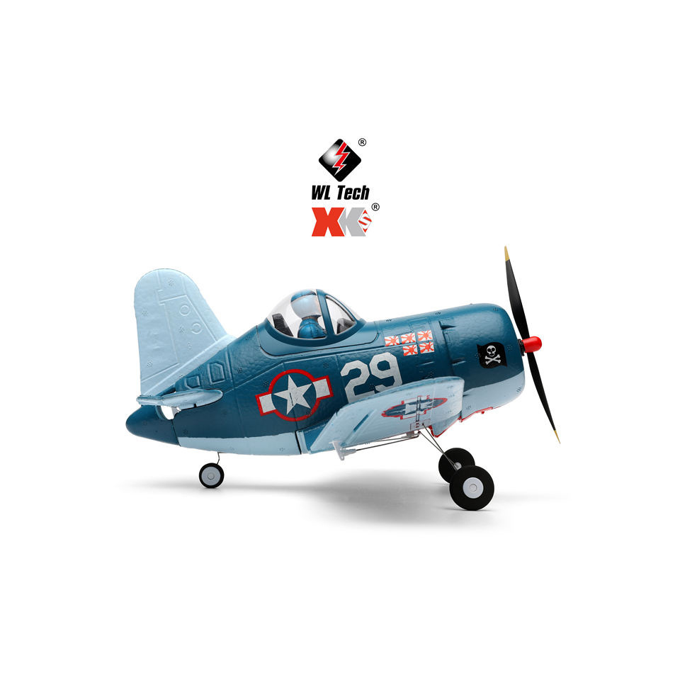 WL A500 Airplane 2.4G 4CH 3D 6G Gyro Fixed Wing Q Fighter F4U Aircraft EPP Roll RC Model Radio Control Hobby Foam Plane