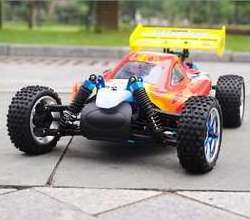 HSP RC Car 1/10 Scale 4wd Two Speed Off Road Buggy Nitro Gas Power Remote Control Car 94166 Warhead High Speed children Toys