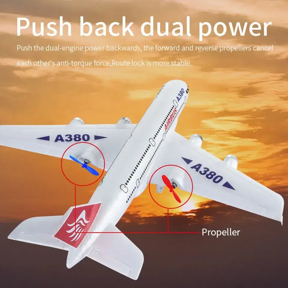 Boeing 747 Airbus A380 RC Plane 2.4G 2CH Remote Control Airplane Aircraft remote control car toys