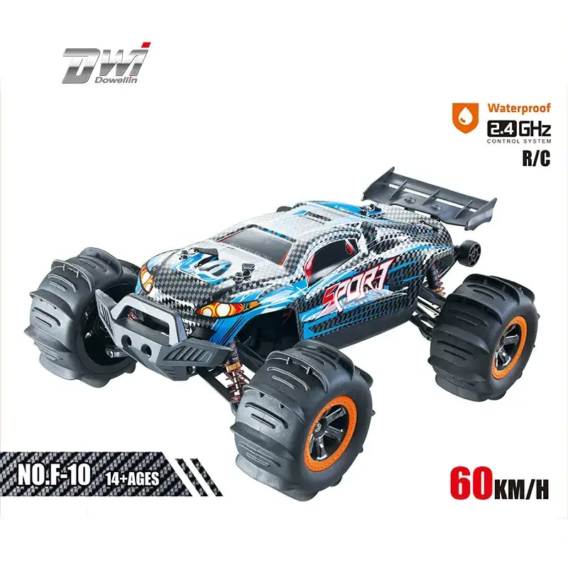 New design 1 10 scale 4 wheel drive high-speed off-road Remote control high speed car 60 KM / H Beach drift RC cars toys