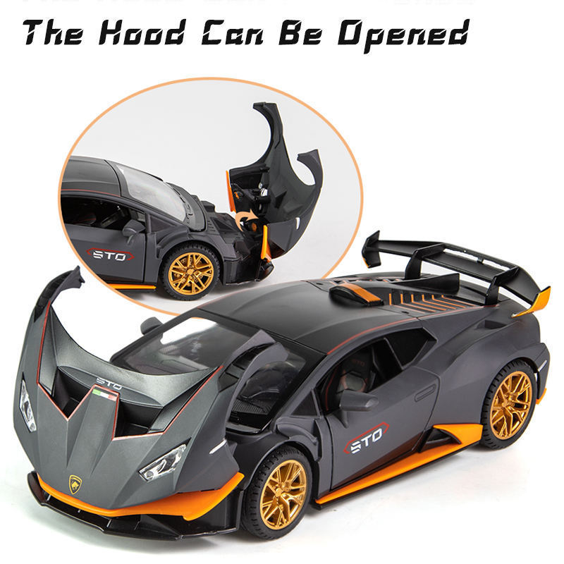 STO Lambo 1/24 remote control sports car 2.4G 7km/h drift racing car model children's birthday gift