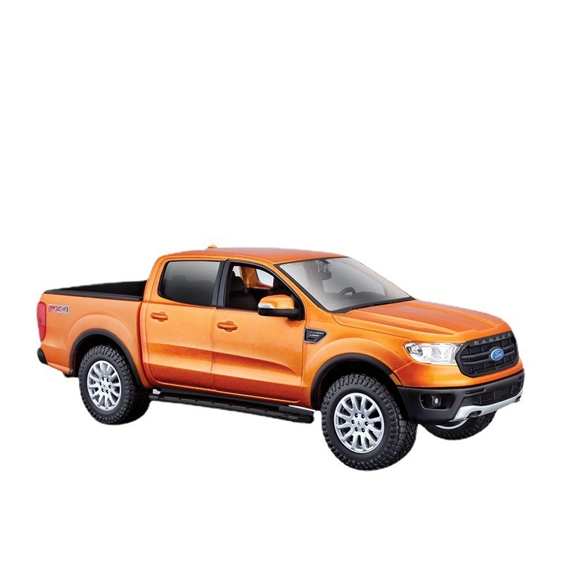 Bburago 1/24 Mini Diecast Ford pickup truck Open the Door Small Toys for Kids Kirsite Maket Car Models