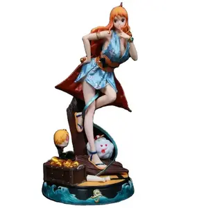 Sexy 43c m 16.9inches Nude One Pieced Nami Hentai Adult Figure Take Off Clothes Nami Sexy Girl Action Anime Figure