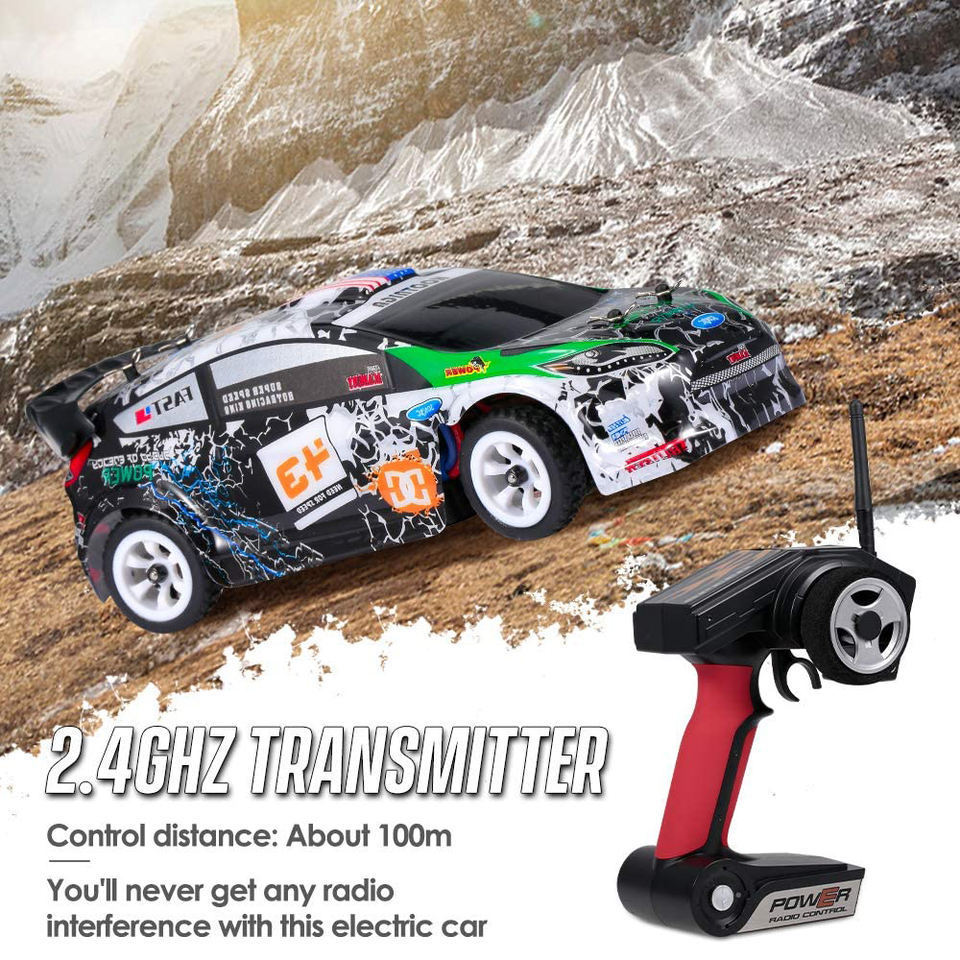 WL K989 remote control 4WD racing car 1/28 full scale high-speed drift off-road car toy mini racing car