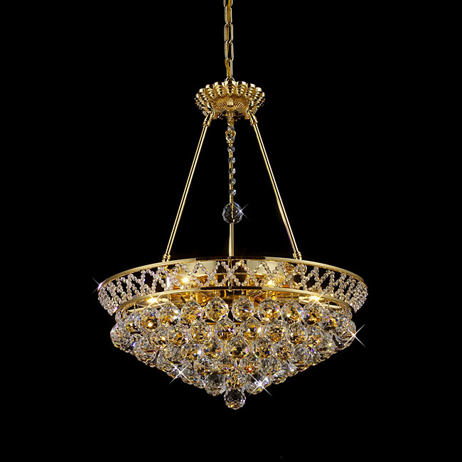 Zhongshan Small Crown golden crystal light low ceiling mounted lamp lighting fixtures chandeliers home fancy light