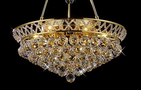 Zhongshan Small Crown golden crystal light low ceiling mounted lamp lighting fixtures chandeliers home fancy light