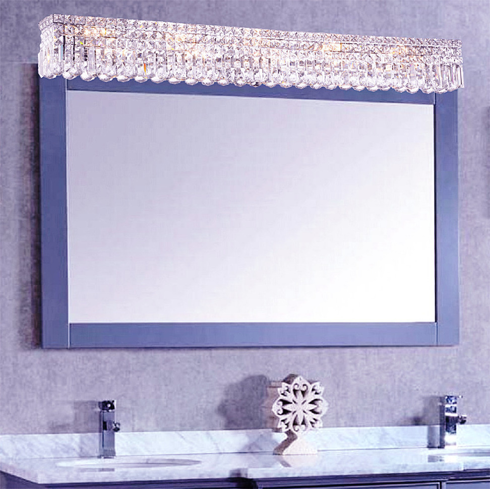 Beauty Vanity Mirror Make up Light Wall Light Modern LED OEM ODM Service Wall Lamps LT-32429 Sconce for Bathroom Clear Crystal