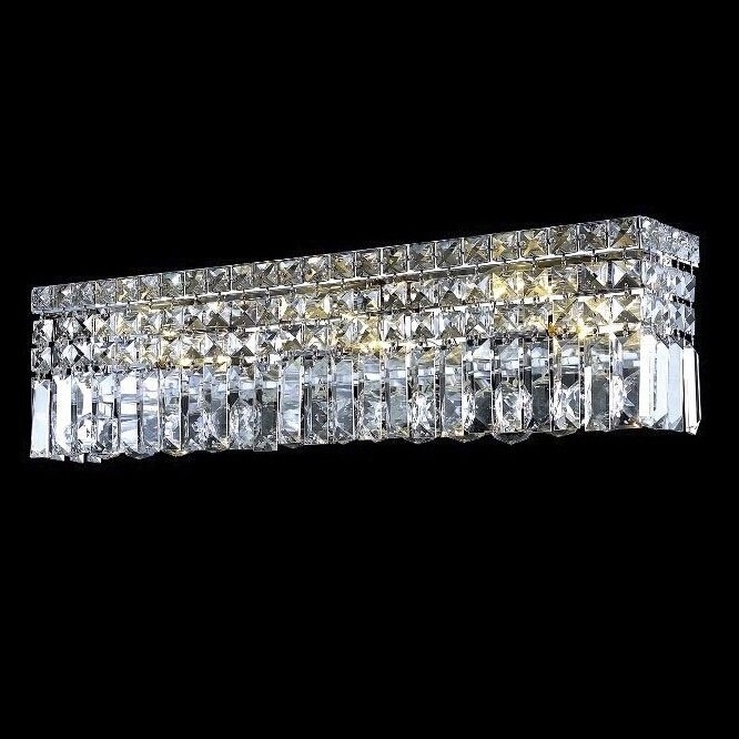 Beauty Vanity Mirror Make up Light Wall Light Modern LED OEM ODM Service Wall Lamps LT-32429 Sconce for Bathroom Clear Crystal