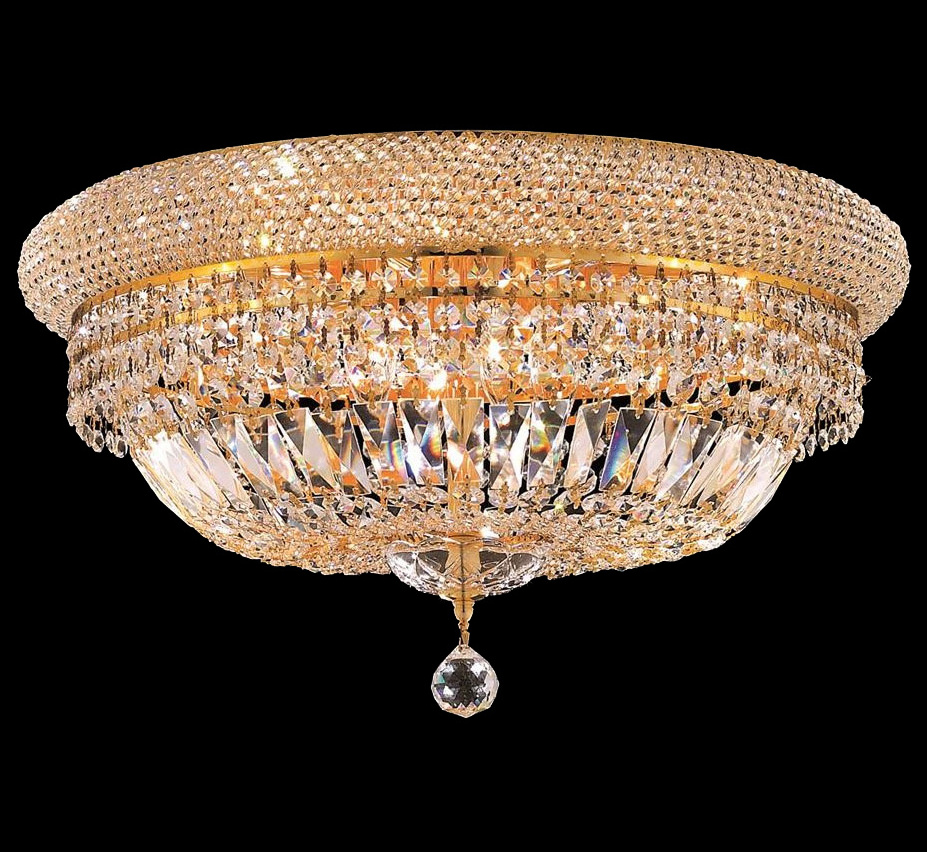 Modern Hot Sale Luxury Crystal Pendant Lights Flush Mount hall Ceiling Crystal Chandelier for Living Room