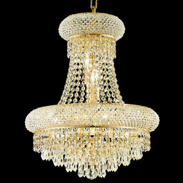 New Elegant Luminary Large Crystal Chandelier Luxury Pendant Lamp Lighting For Living Room Dining Room