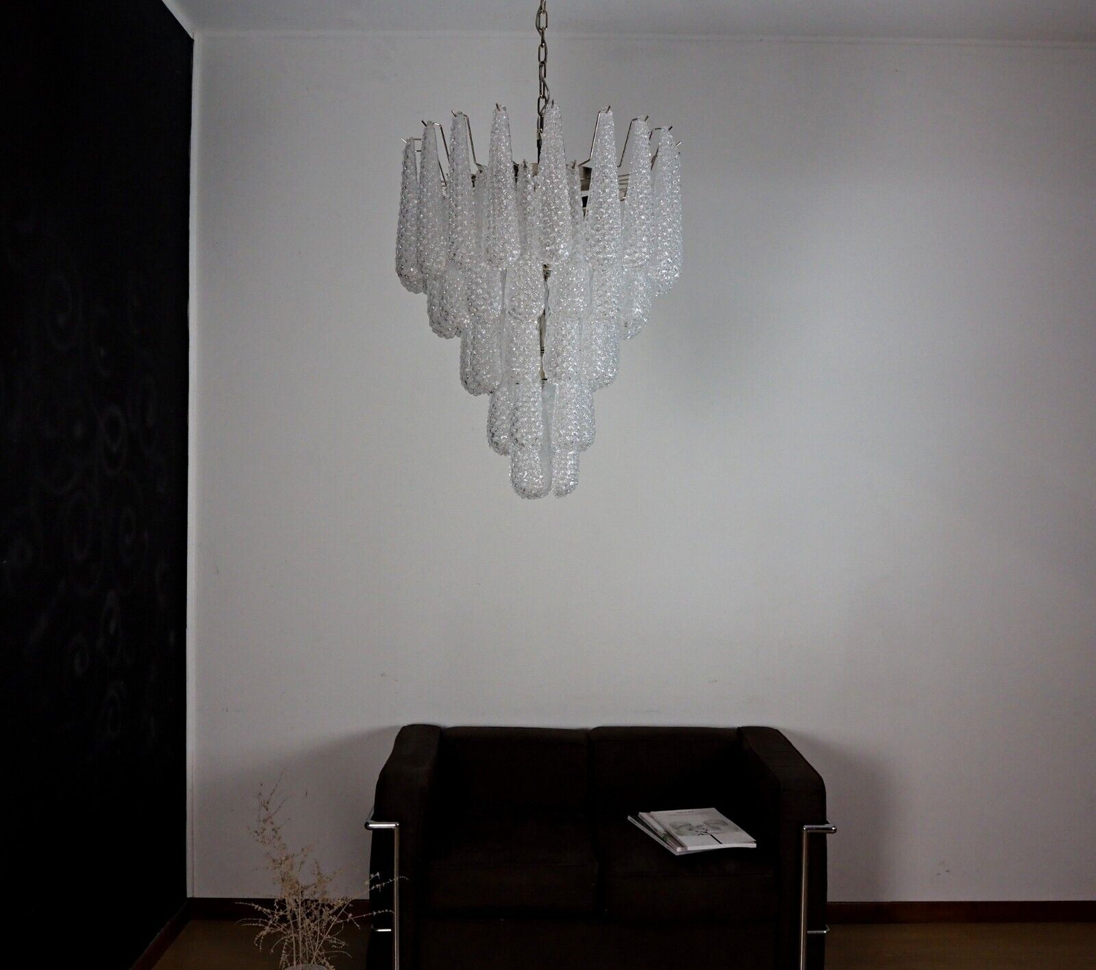 Modern LED Chandelier Italian murano glass Ceiling Light Fixtures Lighting Living Room Lamp