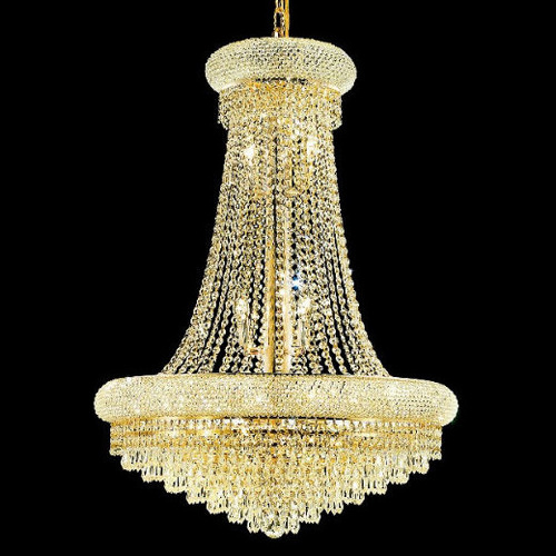 Crystal Chandelier French Empire Pendant Lamp Large Foyer Entryway Hanging Light