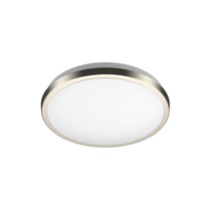 LED Ceiling Light Flush Mount Brush Nickel,Dimmable Ring 3000K 4000K 10 inches ceiling light